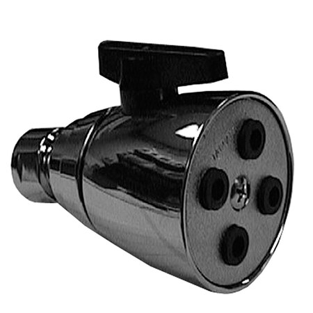 Jones Stephens 2in. Chrome Plated Adjustable Die Cast Shower Head S01005